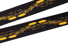 Load image into Gallery viewer, Gold on Black Thin Silk Scarf - slfb2