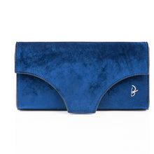 Load image into Gallery viewer, Royal Blue Velvet Underwear Clutch - slfb2